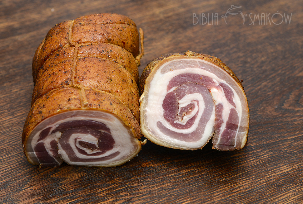 Boczek wędzony a'la pancetta